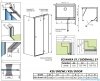 Radaway Torrenta KDJ kabina prysznicowa 120x75 prawa przejrzyste wspornik krzyżowy 133212-01-01R/1330075-01-01